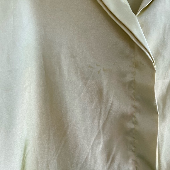 hi low green blouse - Picture 3 of 6